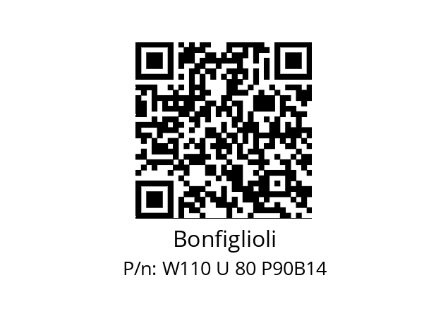   Bonfiglioli W110 U 80 P90B14