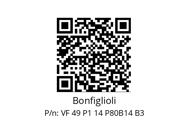   Bonfiglioli VF 49 P1 14 P80B14 B3