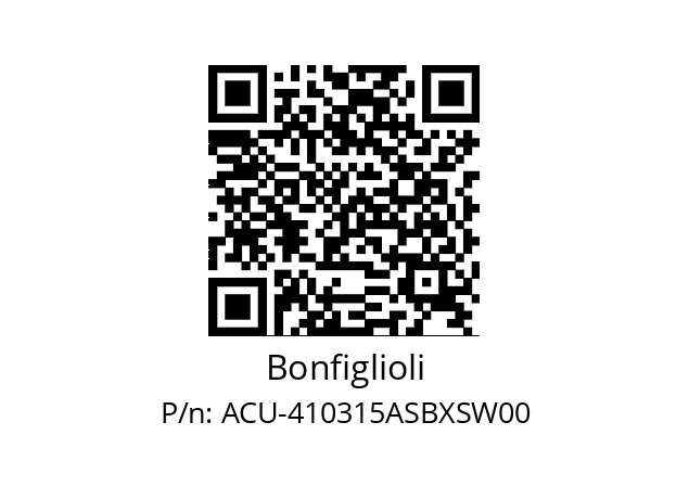   Bonfiglioli ACU-410315ASBXSW00