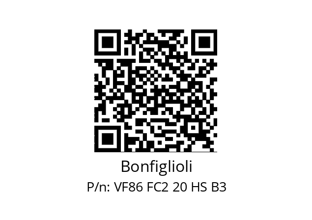   Bonfiglioli VF86 FC2 20 HS B3