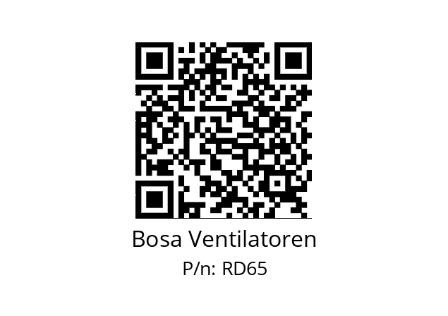   Bosa Ventilatoren RD65