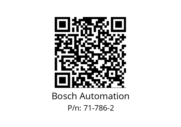   Bosch Automation 71-786-2