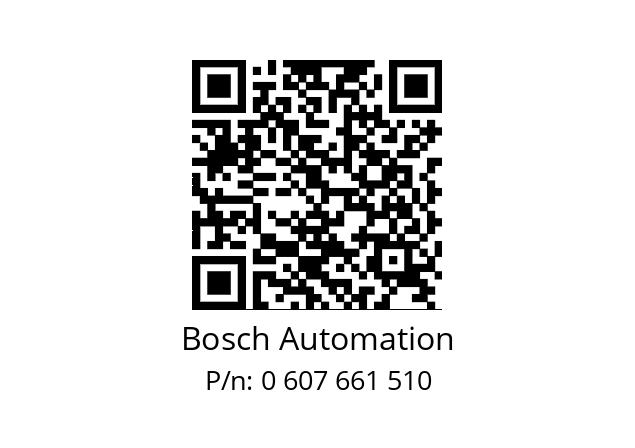   Bosch Automation 0 607 661 510