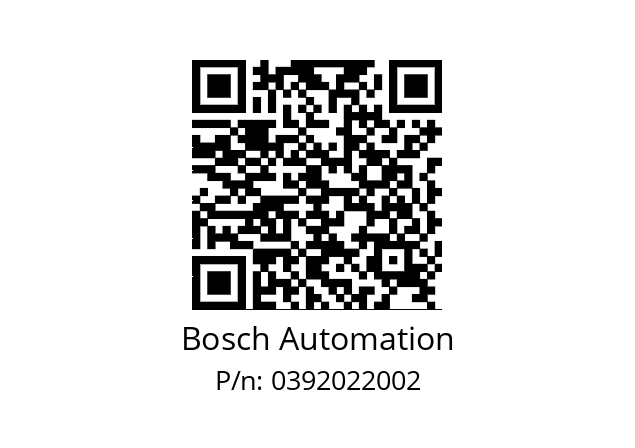   Bosch Automation 0392022002