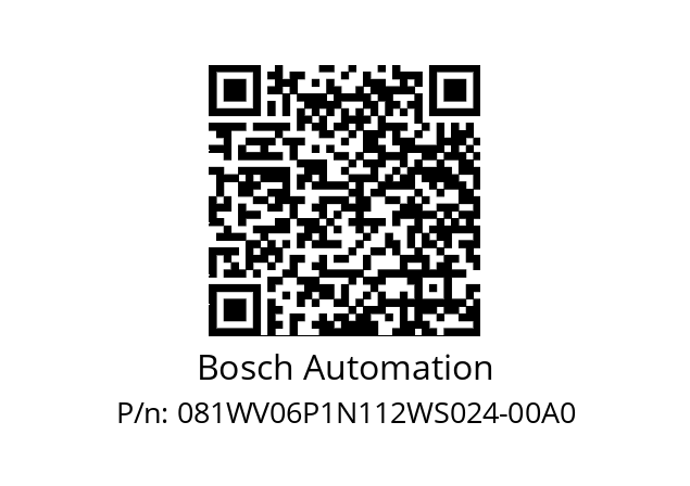   Bosch Automation 081WV06P1N112WS024-00A0