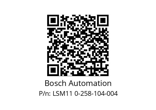   Bosch Automation LSM11 0-258-104-004