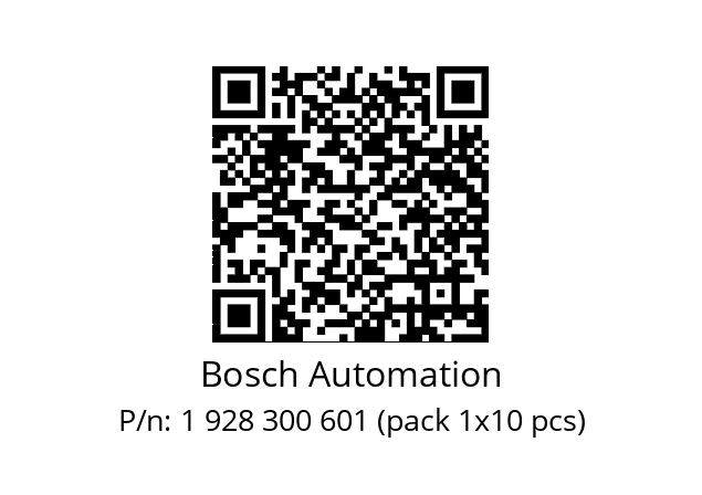   Bosch Automation 1 928 300 601 (pack 1x10 pcs)