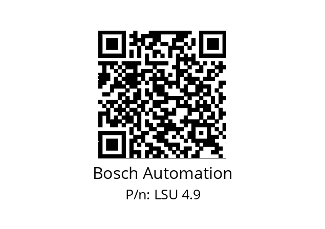   Bosch Automation LSU 4.9