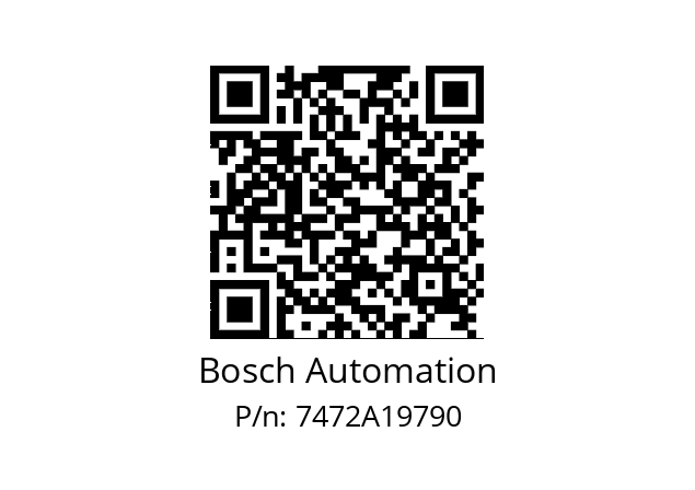   Bosch Automation 7472A19790