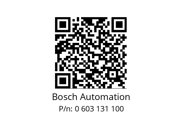   Bosch Automation 0 603 131 100