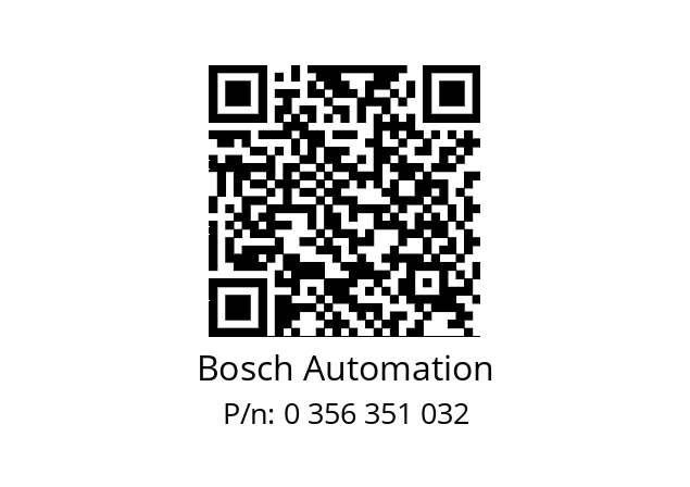   Bosch Automation 0 356 351 032