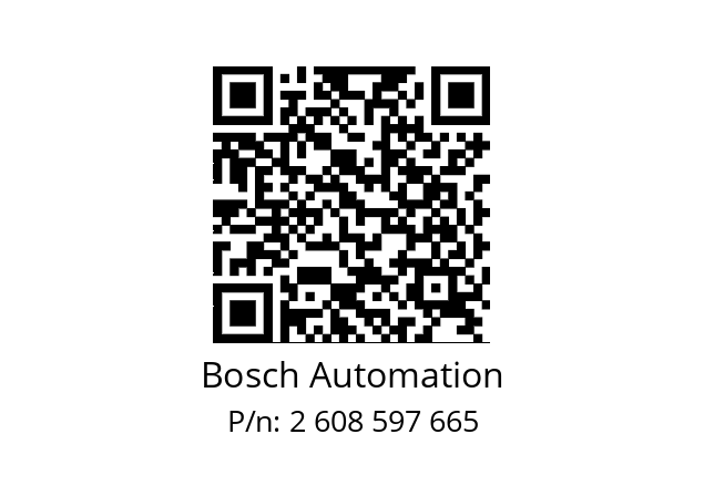   Bosch Automation 2 608 597 665