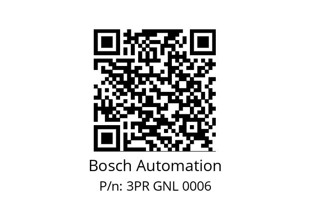   Bosch Automation 3PR GNL 0006