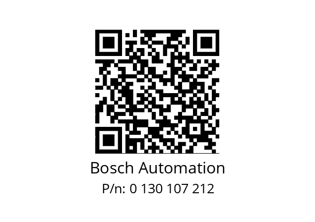   Bosch Automation 0 130 107 212