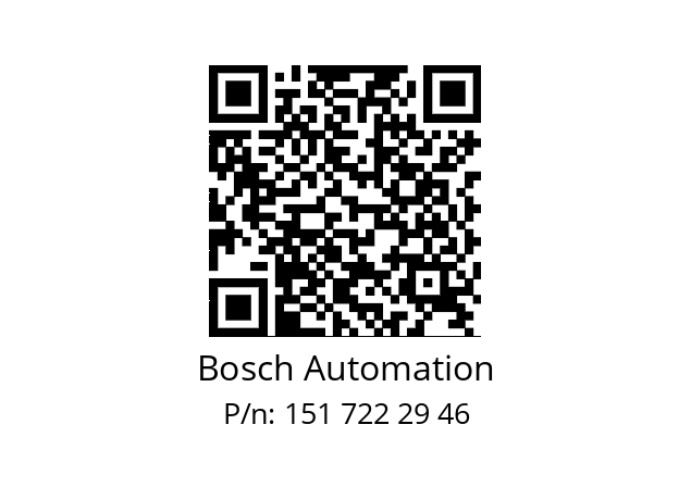   Bosch Automation 151 722 29 46