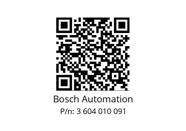   Bosch Automation 3 604 010 091