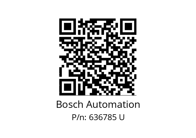   Bosch Automation 636785 U