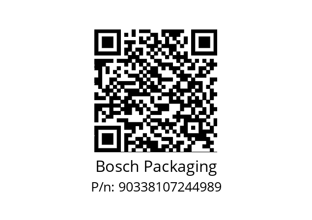   Bosch Packaging 90338107244989