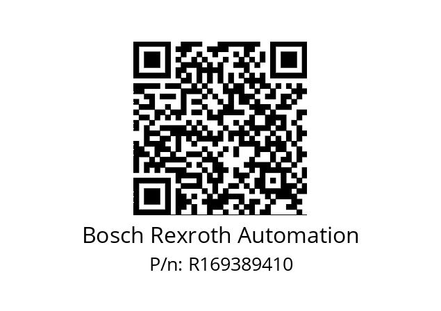   Bosch Rexroth Automation R169389410