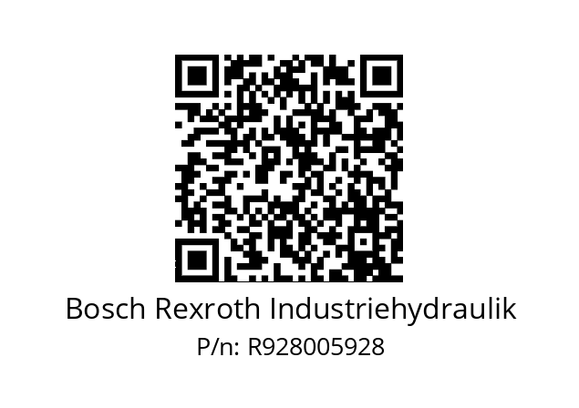   Bosch Rexroth Industriehydraulik R928005928