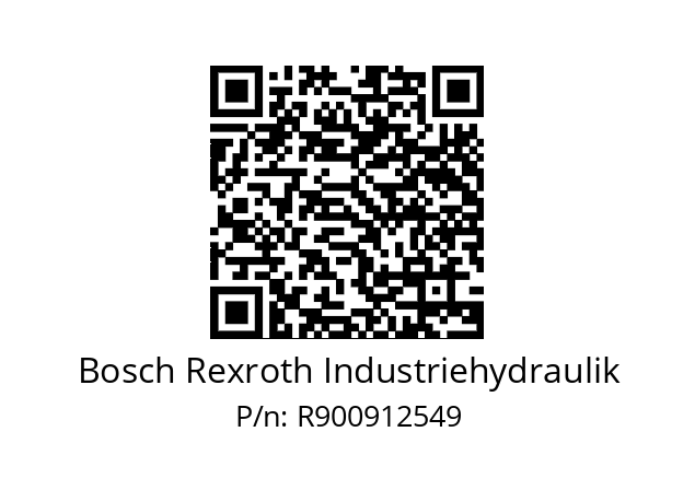   Bosch Rexroth Industriehydraulik R900912549