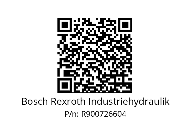   Bosch Rexroth Industriehydraulik R900726604