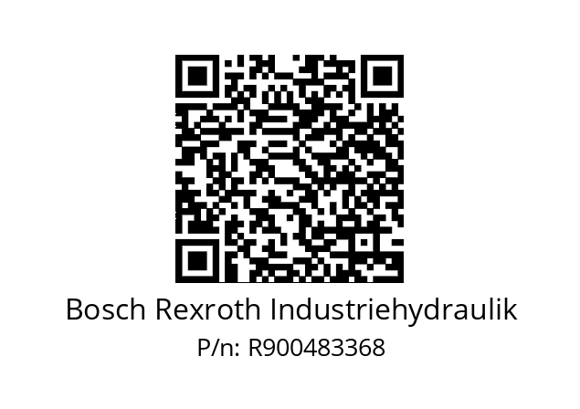   Bosch Rexroth Industriehydraulik R900483368