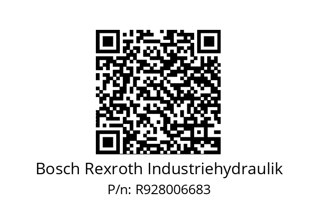   Bosch Rexroth Industriehydraulik R928006683