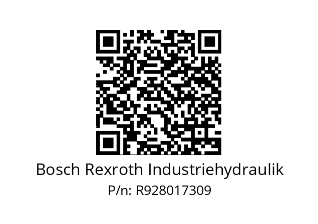   Bosch Rexroth Industriehydraulik R928017309