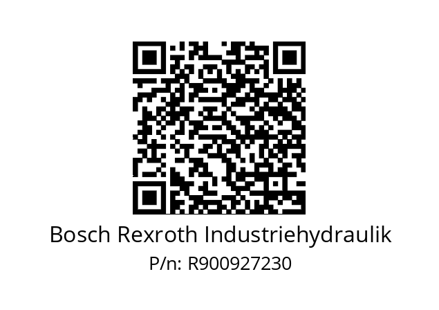   Bosch Rexroth Industriehydraulik R900927230