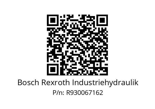   Bosch Rexroth Industriehydraulik R930067162