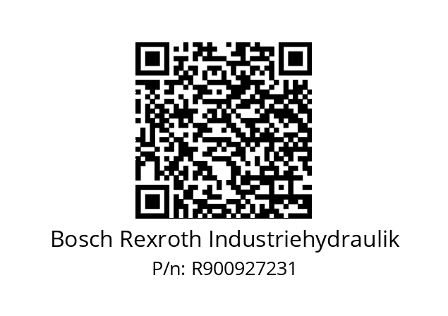   Bosch Rexroth Industriehydraulik R900927231