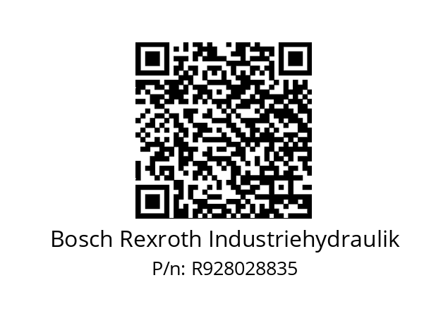   Bosch Rexroth Industriehydraulik R928028835