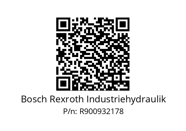   Bosch Rexroth Industriehydraulik R900932178