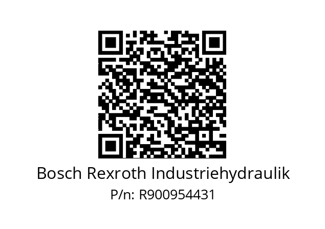   Bosch Rexroth Industriehydraulik R900954431