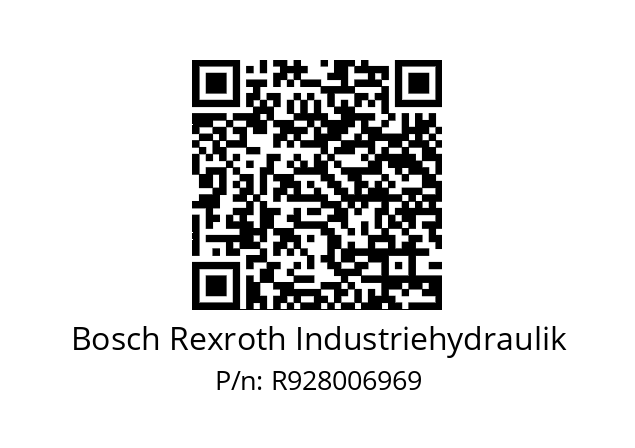   Bosch Rexroth Industriehydraulik R928006969