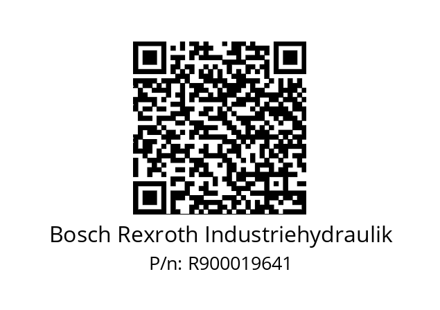   Bosch Rexroth Industriehydraulik R900019641