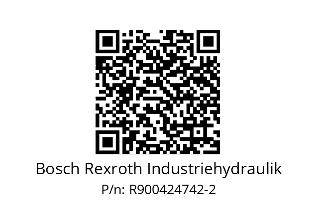   Bosch Rexroth Industriehydraulik R900424742-2