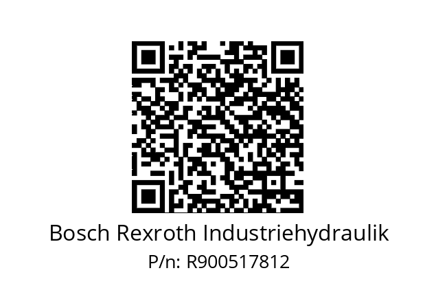   Bosch Rexroth Industriehydraulik R900517812