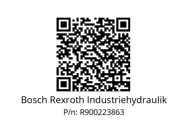   Bosch Rexroth Industriehydraulik R900223863