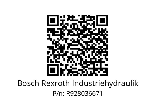   Bosch Rexroth Industriehydraulik R928036671