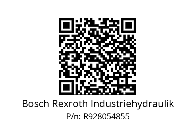   Bosch Rexroth Industriehydraulik R928054855