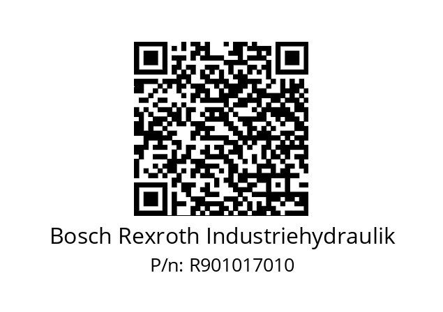   Bosch Rexroth Industriehydraulik R901017010