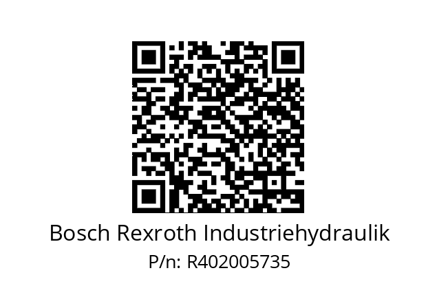   Bosch Rexroth Industriehydraulik R402005735