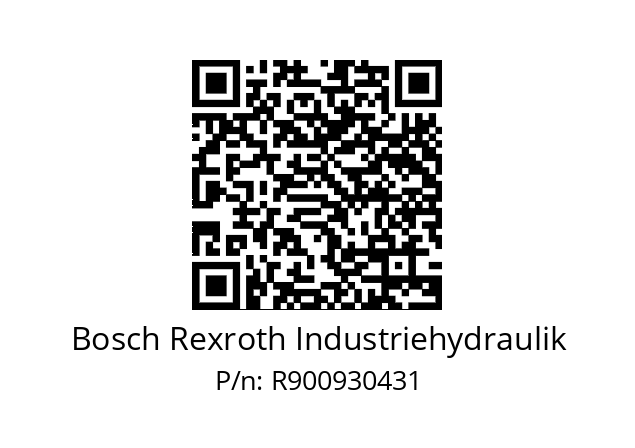   Bosch Rexroth Industriehydraulik R900930431