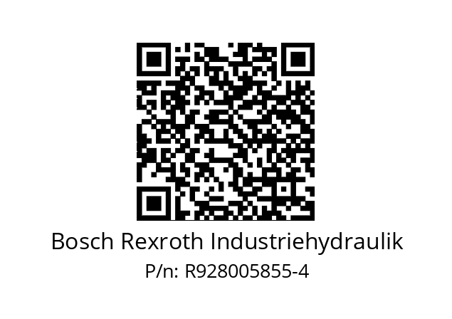   Bosch Rexroth Industriehydraulik R928005855-4