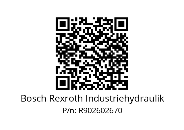   Bosch Rexroth Industriehydraulik R902602670