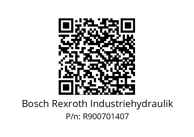   Bosch Rexroth Industriehydraulik R900701407