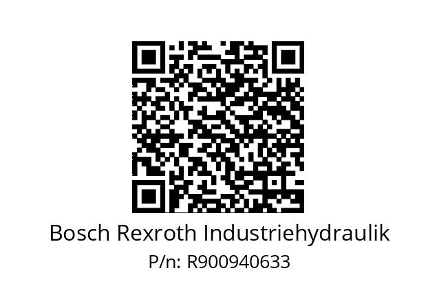   Bosch Rexroth Industriehydraulik R900940633