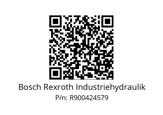   Bosch Rexroth Industriehydraulik R900424579